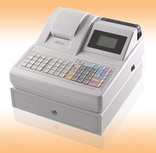 廣州天河崗頂中崎電子收款機ZQ ECR1000AF與城市招貼平臺的應用